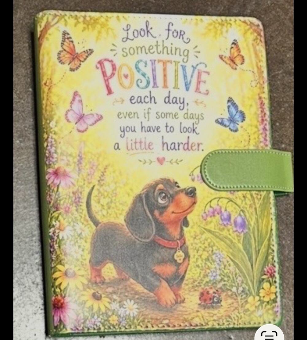 Dachshund Doxie Weiner Dog A5 Binder w/ paper